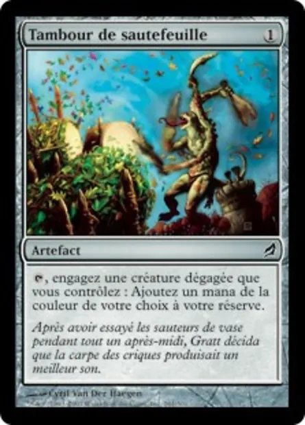 Tambour de sautefeuille, carte Magic LRW 261 — extension Lorwyn