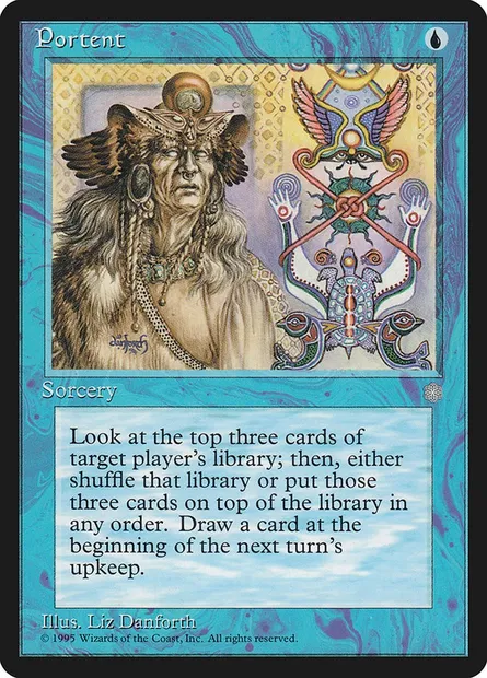 Portent, Magic card ICE 90 — Ice Age set