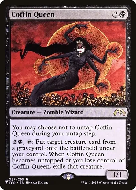 Coffin Queen, Magic card PLST TPR-87 — The List set