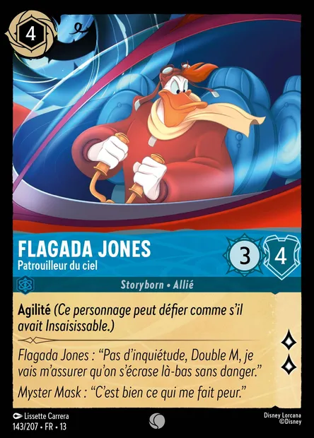 Flagada Jones - Patrouilleur du ciel, carte Disney Lorcana CH13-143 — extension Invasion Epineuse!