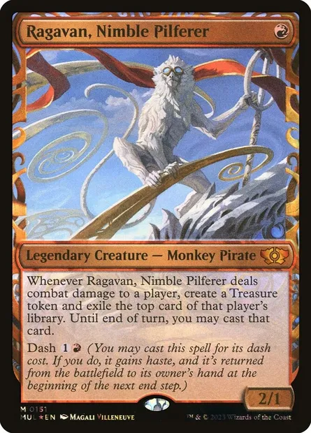 Ragavan, Nimble Pilferer, Magic card MUL 151 — Multiverse Legends set