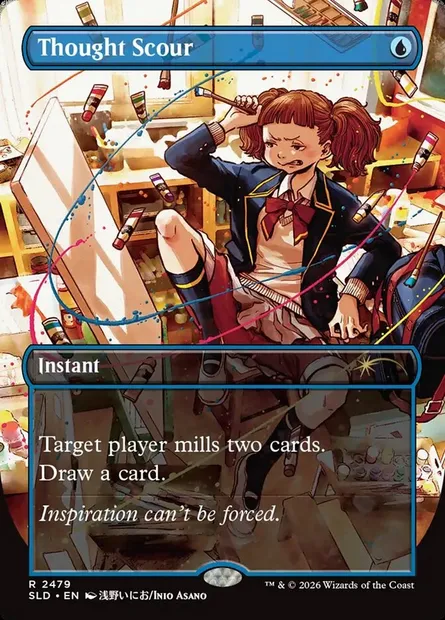 Thought Scour, Magic card SLD 2479 — Secret Lair Drop set