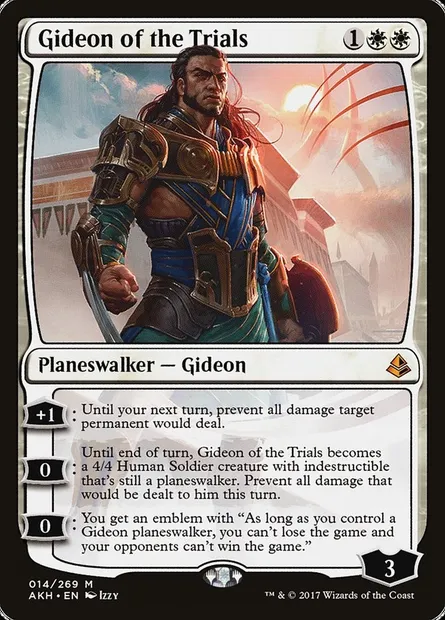 Gideon of the Trials, Magic card AKH 14 — Amonkhet set