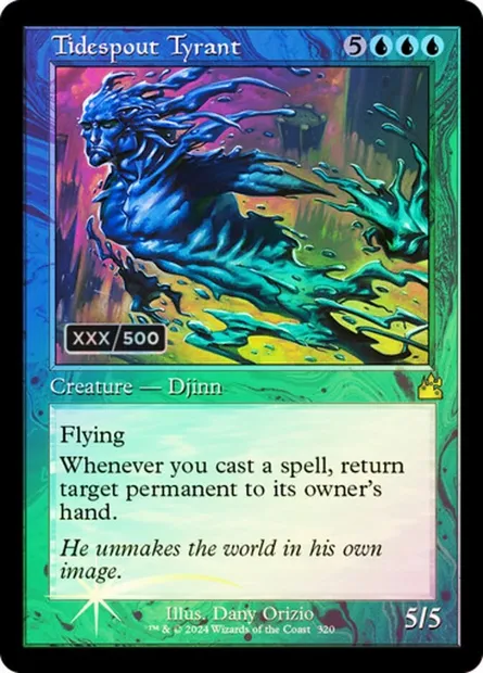 Tidespout Tyrant, Magic card RVR 320z — Ravnica Remastered set