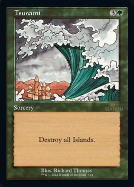 Tsunami, carte Magic 30A 514 — extension 30th Anniversary Edition