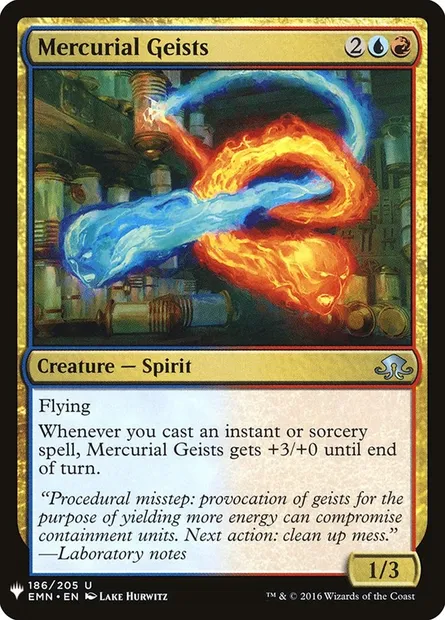 Geist mercuriels, carte Magic PLST EMN-186 — extension The List
