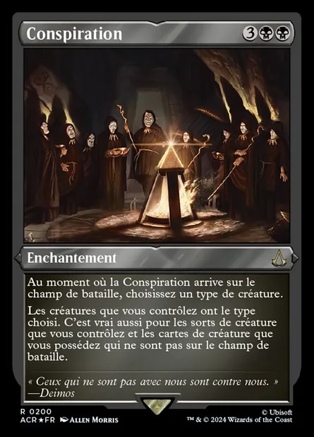 Conspiration, carte Magic ACR 200 — extension Assassin's Creed