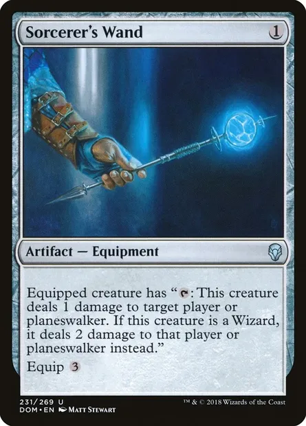 Sorcerer's Wand, Magic card DOM 231 — Dominaria set