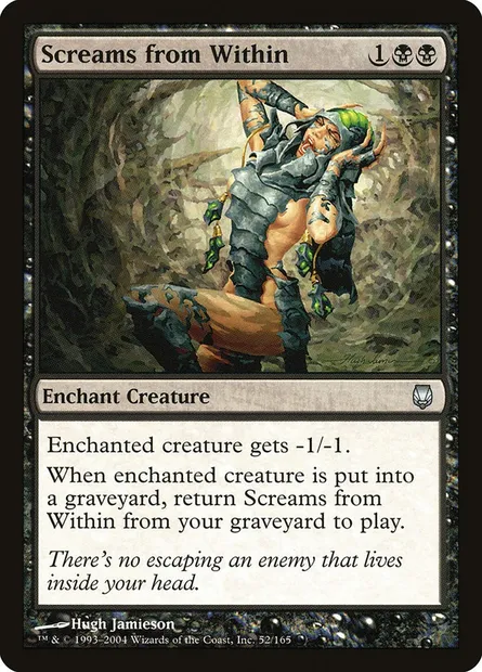 Hurlements du dedans, carte Magic DST 52 — extension Sombracier