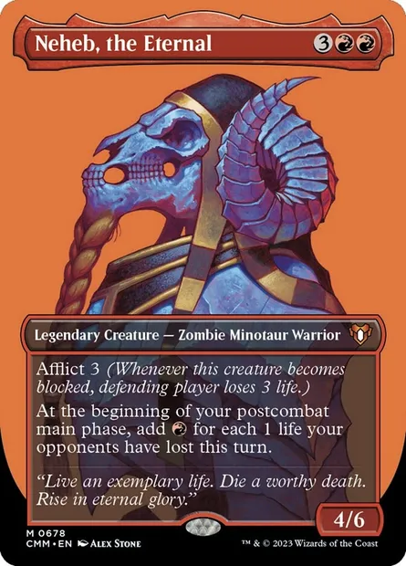 Neheb, the Eternal, Magic card CMM 678 — Commander Masters set