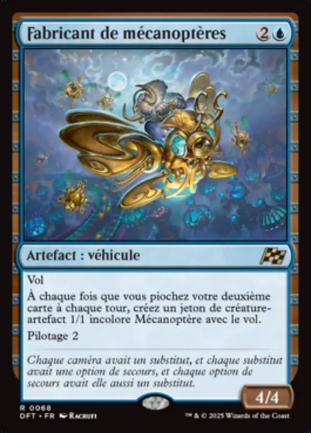 Fabricant de mécanoptères, carte Magic DFT 68 — extension Aetherdrift