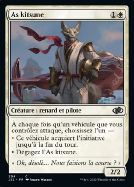 As kitsune, carte Magic J22 204 — extension Jumpstart 2022