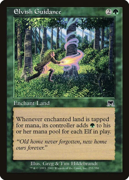 Guidé par les elfes, carte Magic ONS 255 — extension Carnage