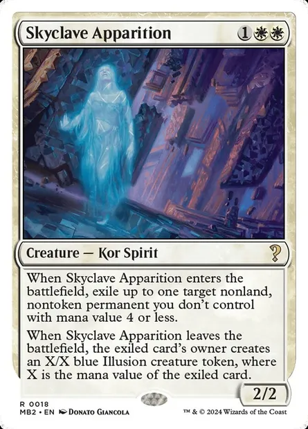 Skyclave Apparition, Magic card MB2 18 — Mystery Booster 2 set