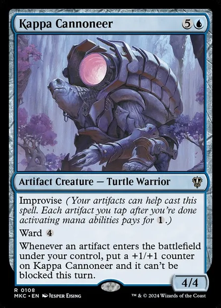 Kappa Cannoneer, Magic card MKC 108 — Murders at Karlov Manor Commander set