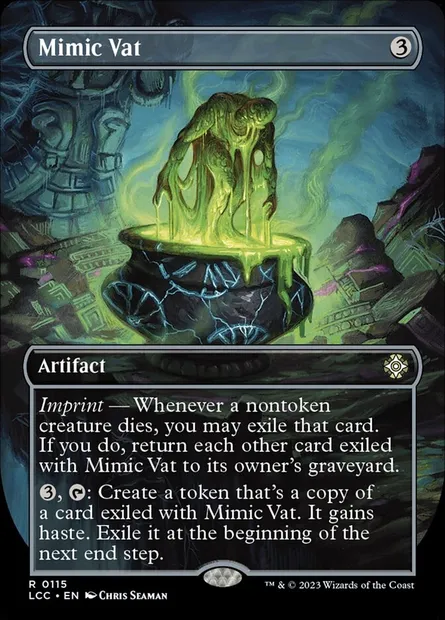 Mimic Vat, Magic card LCC 115 — The Lost Caverns of Ixalan Commander set