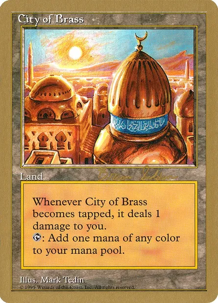 Cité d'airain, carte Magic WC98 bs112a — extension World Championship Decks 1998