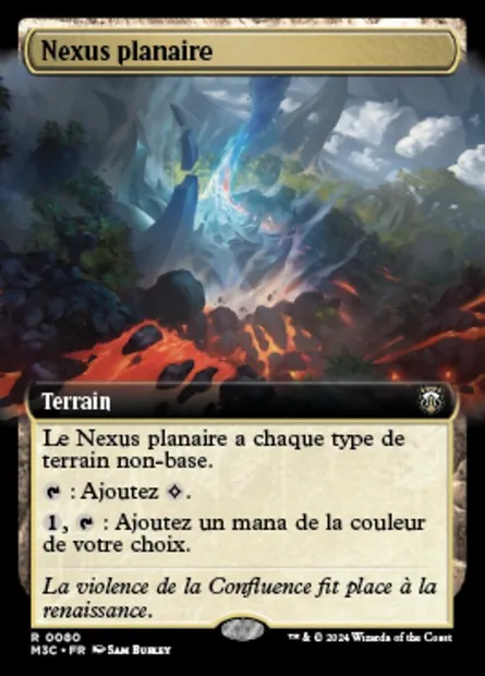 Nexus planaire, carte Magic M3C 80 — extension Modern Horizons 3 Commander