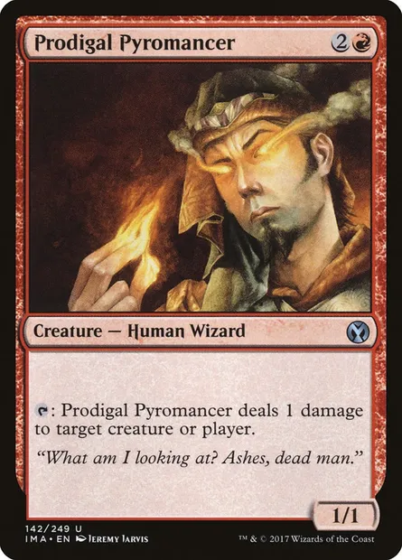 Prodigal Pyromancer, Magic card IMA 142 — Iconic Masters set