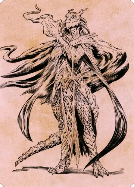 Lozhan, Dragons' Legacy // Lozhan, Dragons' Legacy, carte Magic ACLB 69 — extension Battle for Baldur's Gate Art Series