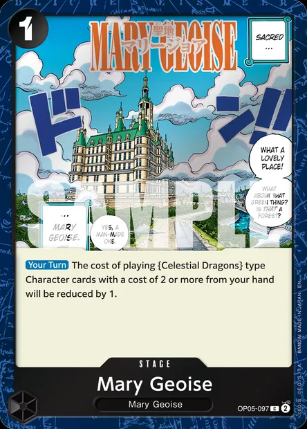 Mary Geoise, One Piece card OP05-097 — AWAKENING OF THE NEW ERA set