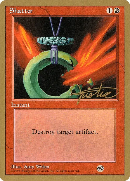 Shatter, Magic card PTC mj219sb — Pro Tour Collector Set set