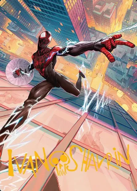 Ultimate Spider-Man // Ultimate Spider-Man, carte Magic ASPM 41 — extension Marvel's Spider-Man Art Series