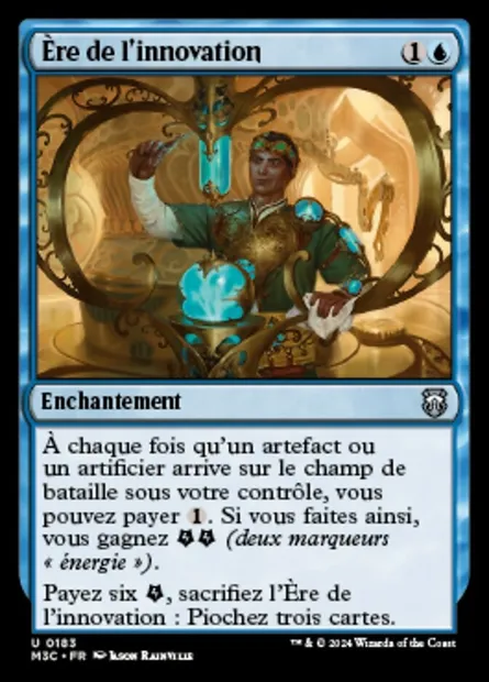 Ère de l'innovation, carte Magic M3C 183 — extension Modern Horizons 3 Commander