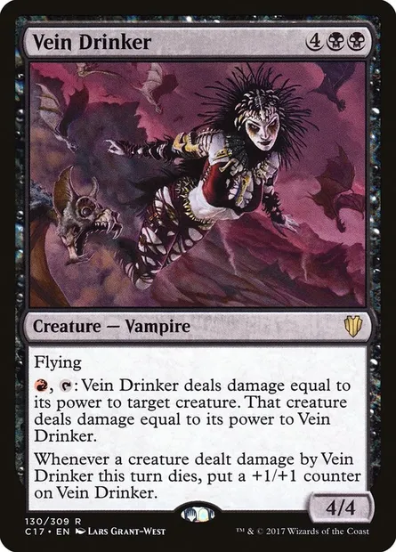 Vein Drinker, Magic card C17 130 — Commander 2017 set