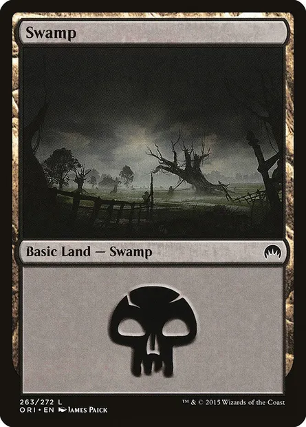 Swamp, Magic card ORI 263 — Magic Origins set