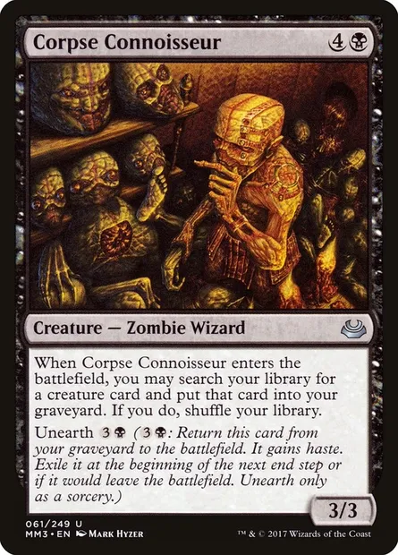 Corpse Connoisseur, Magic card MM3 61 — Modern Masters 2017 set