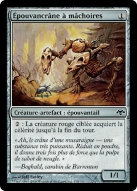 Épouvancrâne à mâchoires, carte Magic EVE 170 — extension Coucheciel
