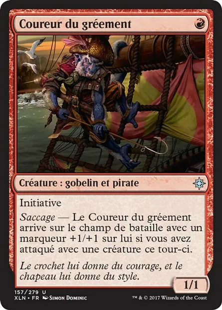 Coureur du gréement, carte Magic XLN 157 — extension Ixalan