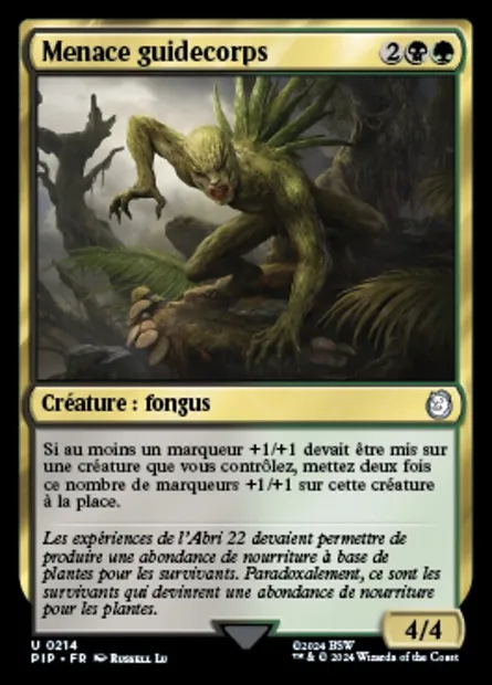 Menace guidecorps, carte Magic PIP 214 — extension Fallout