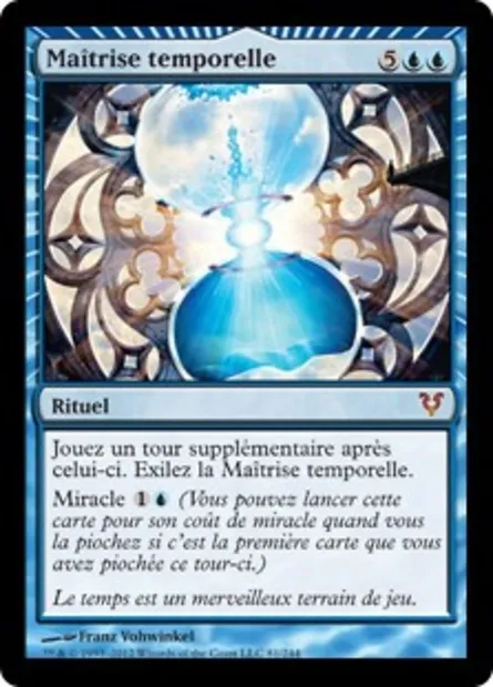 Maîtrise temporelle, carte Magic AVR 81 — extension Avacyn ressuscitée