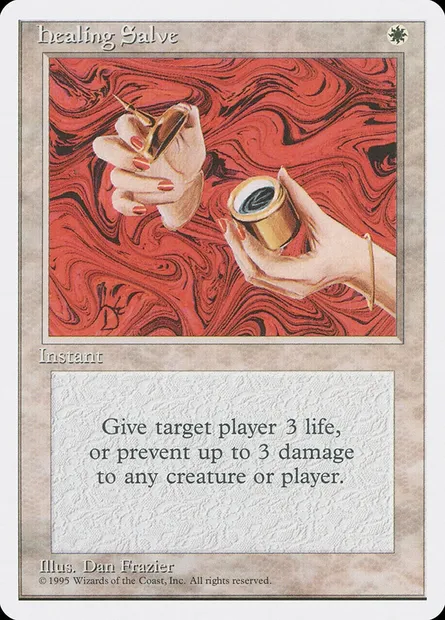 Healing Salve, Magic card 4ED 28 — Fourth Edition set