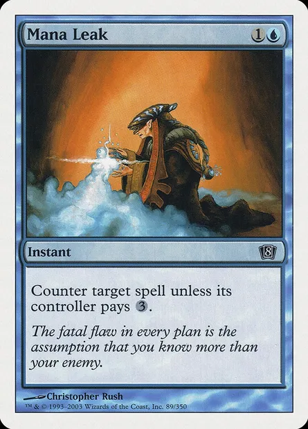 Mana Leak, Magic card 8ED 89 — Eighth Edition set