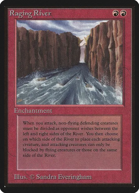 Raging River, carte Magic LEB 169 — extension Limited Edition Beta
