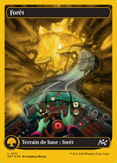 Forêt, carte Magic DFT 511 — extension Aetherdrift