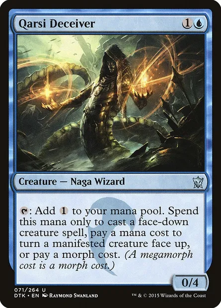 Qarsi Deceiver, Magic card DTK 71 — Dragons of Tarkir set