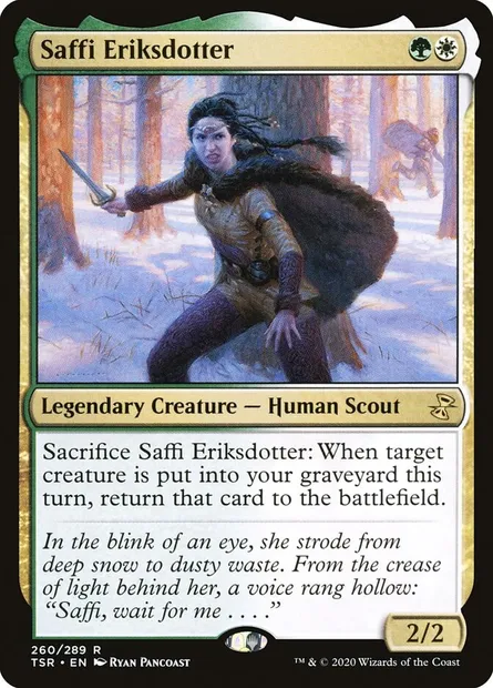 Saffi Eriksdotter, Magic card TSR 260 — Time Spiral Remastered set