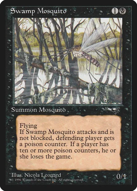Swamp Mosquito, Magic card ALL 63a — Alliances set