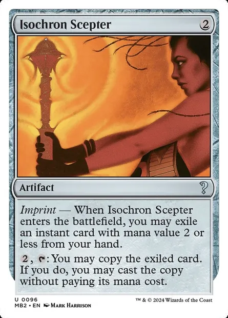 Isochron Scepter, Magic card MB2 96 — Mystery Booster 2 set