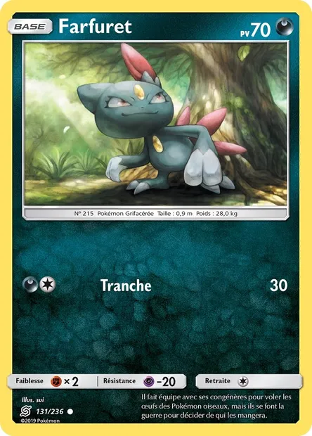 Farfuret, carte Pokémon UNM 131 — extension Harmonie des Esprits