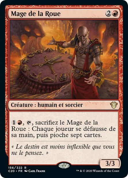 Mage de la Roue, carte Magic C20 156 — extension Commander 2020