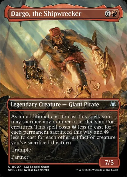 Dargo, the Shipwrecker, Magic card SPG 7 — Special Guests set