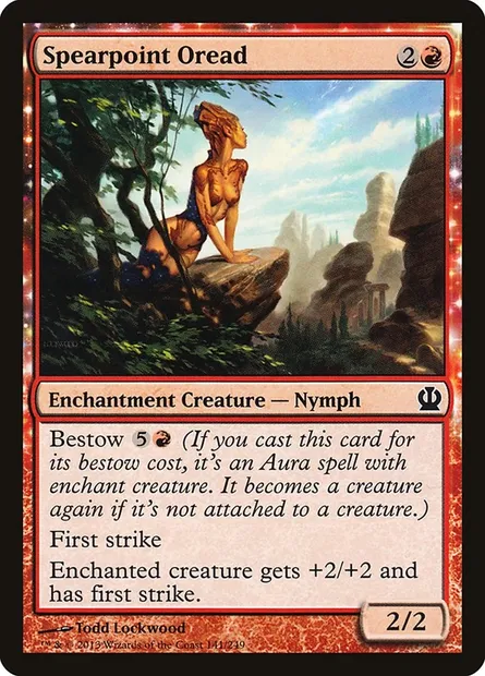 Spearpoint Oread, Magic card THS 141 — Theros set