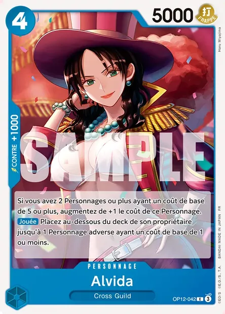 Alvida, carte One Piece OP12-042 — extension L'HÉRITAGE DU MAÎTRE