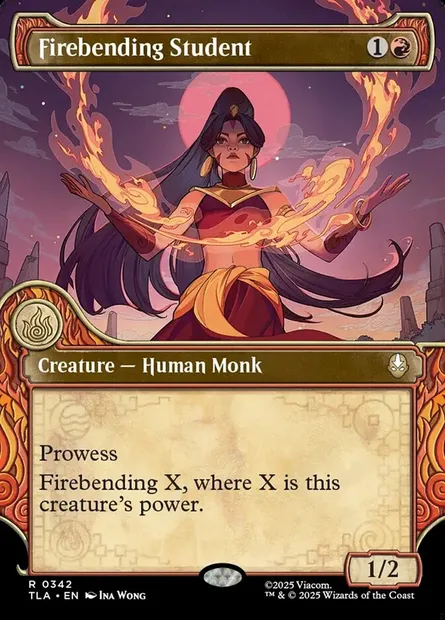 Firebending Student, Magic card TLA 342 — Avatar: The Last Airbender set