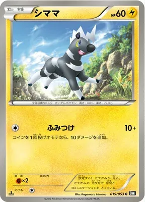 Blitzle, Pokémon card BW1A 019 — Black Collection set